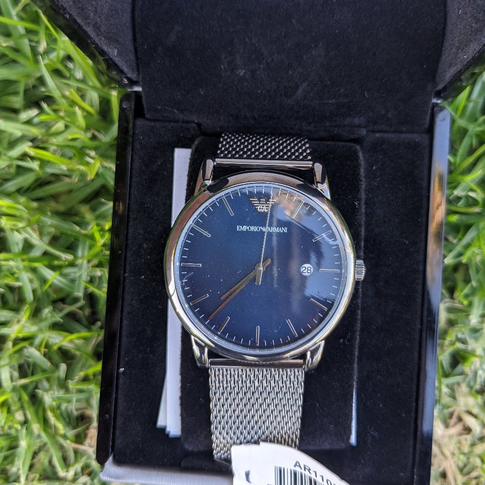 Emporio Armani Quartz Blue Dial Men's Watch - Picture 9 of 13